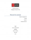 Trabajo de la asignatura de Canotaje