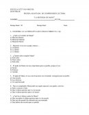 COMO ES LA PRUEBA ADAPTADA DE COMPRENSION LECTORA