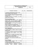 Lista de chequeo de condiciones de seguridad programa de higiene ocupacional