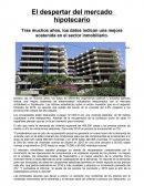 Análisis artículo de economía El despertar del mercado hipotecario