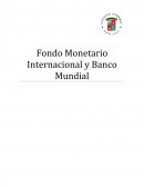 Como es un Fondo Monetario Internacional y Banco Mundial