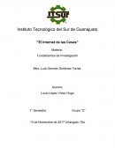 “El Internet de las Cosas” Fundamentos de Investigación