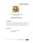 Proyecto Social - Proyecto desnutrición en Ancash