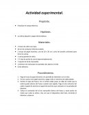 Actividad experimental campo eléctrico.