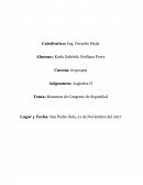 Tema: Resumen de Congreso de Seguridad