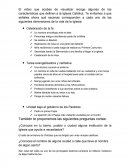 Te invitamos a que señales ahora qué escenas corresponden a cada uno de las siguientes dimensiones de la vida de la Iglesia