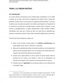 TEMA 2. EL PODER POLÍTICO
