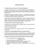 Explique la Gerencia de Ventas Vs La Gerencia de Marketing