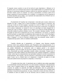 El siguiente ensayo consiste en una de las teorías de gran importancia e influencia. Página 1