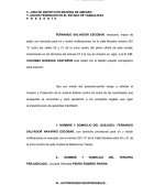 NOMBRE Y DOMICILIO DEL TERCERO PERJUDICADO.- La parte Ofendida PEDRO ROMERO RIVERA.