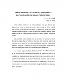 La IMPORTANCIA DE LAS TILDES EN LAS PALABRAS MAYÚSCULAS EN LAS VALLAS PUBLICITARIAS