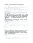 GLOSAS FIESTA ANUAL DE LA EDUCACIÓN FÍSICA