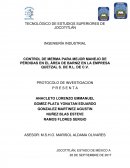 CONTROL DE MERMA PARA MEJOR MANEJO DE PÉRDIDAS EN EL ÁREA DE BARNIZ EN LA EMPRESA QUETZAL S. DE R.L. DE C.V.