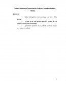 Trabajo Práctico de Comunicación, Cultura y Sociedad: Análisis fílmico