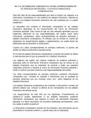 INFORMACIÓN COMPARATIVA CIFRAS CORRESPONDIENTES DE PERIODOS ANTERIORES Y ESTADOS FINANCIEROS COMPARATIVOS