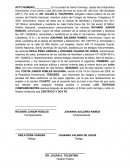 Acto de declaración de Unión Libre