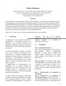 Enlaces quimicos. La importancia de este experimento radica en el entendimiento