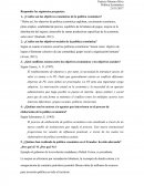 ¿Cuáles son los objetivos económicos de la política económica?