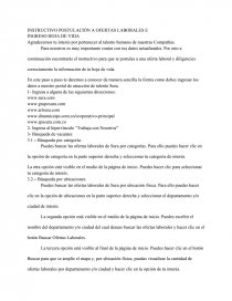 Como es que se da un Instructivo envio hoja de vida. Página 1