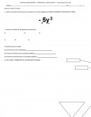 MATEMÁTICAS EXAMEN BIMESTRAL
