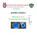 Crecimiento de cristales. Practica