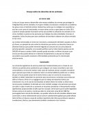 Ensayo sobre el derecho de los animales