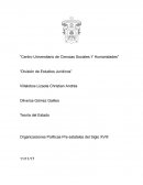 Teoria del estado “Centro Universitario de Ciencias Sociales Y Humanidades”