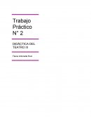 Trabajo Práctico N° 2 DIDÁCTICA DEL TEATRO III “LA CLAVE”