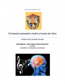 Formación perceptivo motriz a través del ritmo