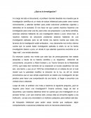 ¿Qué es la Investigación? Germán Bautista