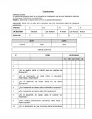 La presente encuesta es parte de un proyecto de investigación que tiene por finalidad la obtención de información. Solicitamos su colaboración.