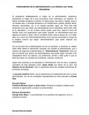 Antecedentes de la Administración