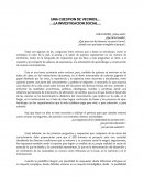 PONENCIA INVESTIGACIÓN SOCIAL ISES. UNA CUESTION DE VECINOS