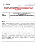 INFORME DE LABORATORIO Nº 2. APLICACION DE LAS TECNICAS DE IGARASHI, ENFRENTAMIENTO DUAL Y GAUZE PARA INTERACCIONES MICROBIANAS