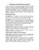 EJEMPLO DE UN CONTRATO DE APERTURA DE CREDITO