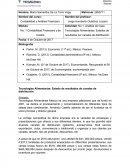 Como son las Tecnologías Alimentarias