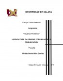 Ensayo critico reflexivo “Industrias Mediáticas”