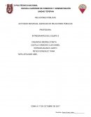 RELACIONES PÚBLICAS ACTIVIDAD INDIVIDUAL AGENCIAS DE RELACIONES PÚBLICAS