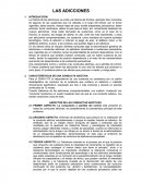 Las adicciones INTRODUCCIÓN: