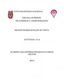 EJEMPLO DE UAN PROMOCIÓN DE VENTAS