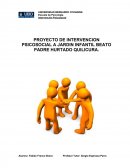 PROYECTO DE INTERVENCION PSICOSOCIAL A JARDIN INFANTIL BEATO PADRE HURTADO QUILICURA.