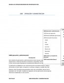 Este módulo de operaciones y administración de este manual