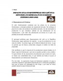 IMPACTO DE LA COMPETITIVIDAD DEL CAFÉ DE LA REPUBLICA DOMINICANA EN EL COMERCIO EXTERIOR