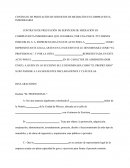 CONTRATO DE PRESTACIÓN DE SERVICIOS DE MEDIACIÓN EN COMPRAVENTA INMOBILIARIA