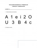 EVALUACIÓN LENGUAJE Y COMUNICACIÓN