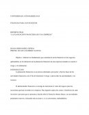 La planeacion financiera de una empresa