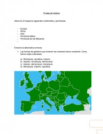 PRUEBA HISTORIA. ROMA. Página 1