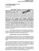 Incidente de ejecución de sentencia