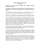 PRUEBA DE EVALUACIÓN CONTINUA DEL PRIMER BLOQUE TEMÁTICO: 1808-1931