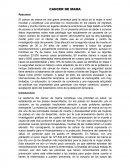 Resumen de Cancer de mama